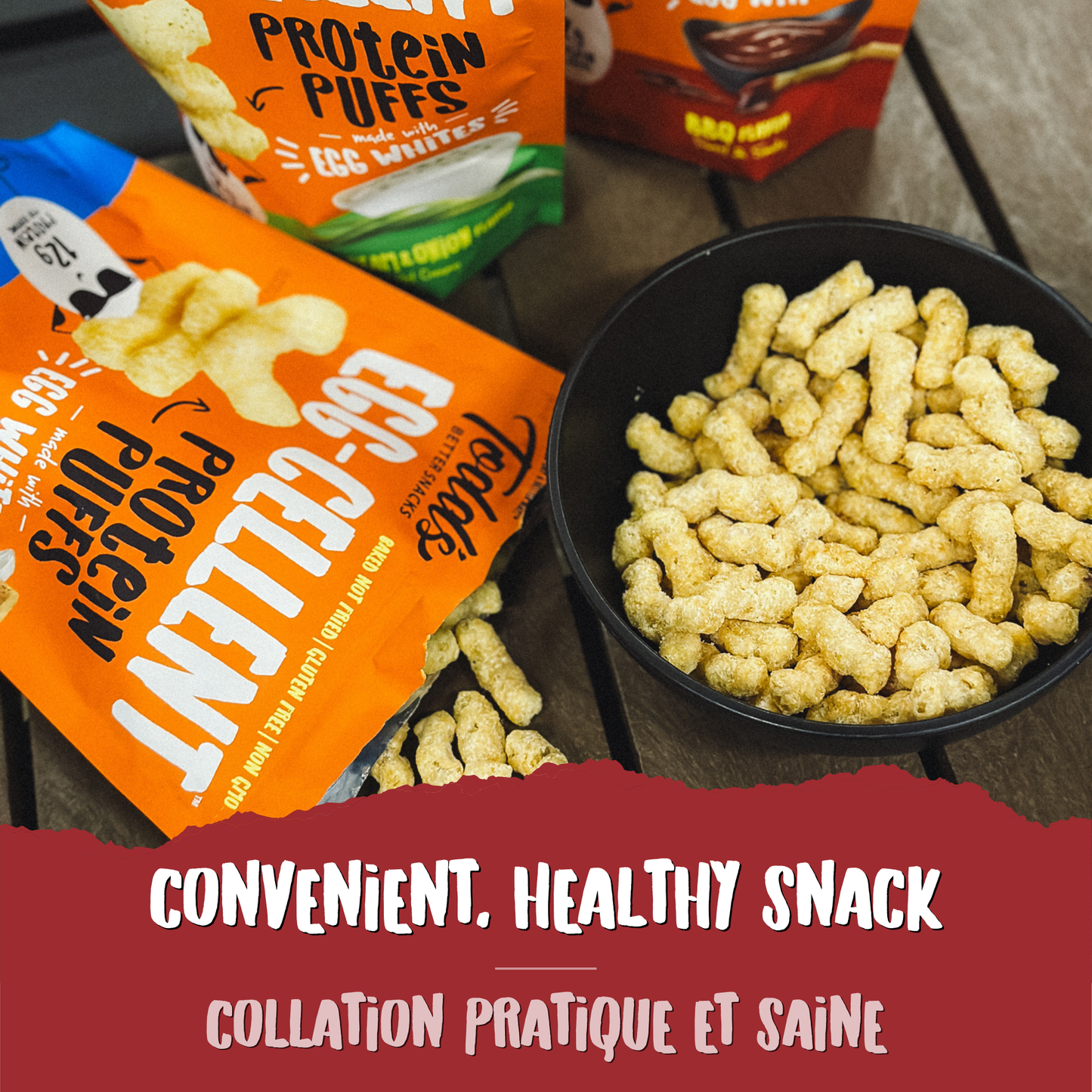 Sweet & Smoky BBQ Protein Puffs (sold in 4 and 10 packs)