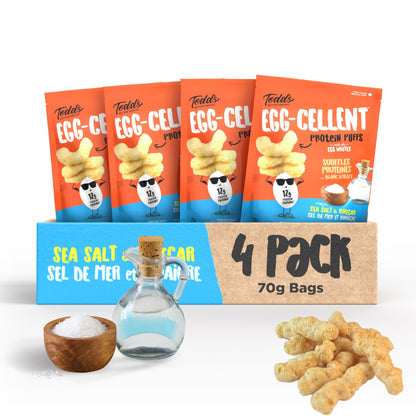 Sea Salt & Vinegar Protein Puffs (sold in 4 and 10 packs)