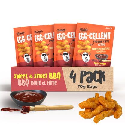 Sweet & Smoky BBQ Protein Puffs (sold in 4 and 10 packs)
