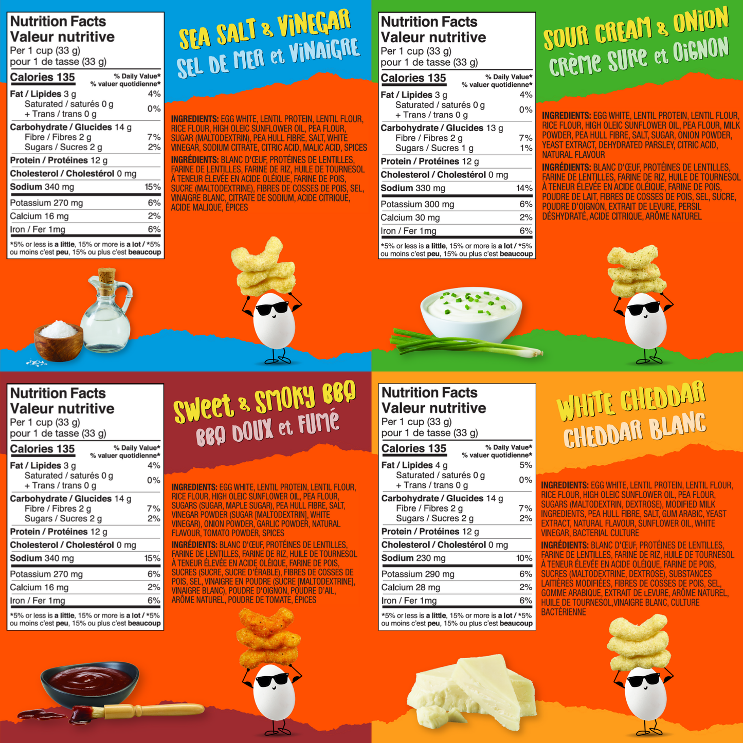 Variety Protein Puffs (sold in 4 and 10 packs)