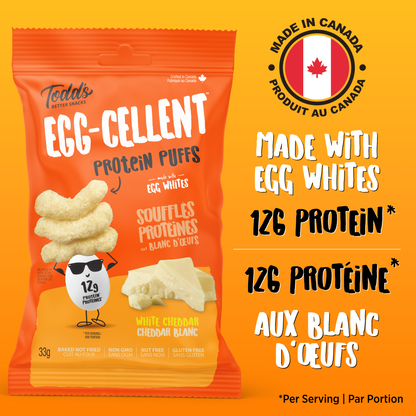 White Cheddar Protein Puffs (sold in 4 and 10 packs)