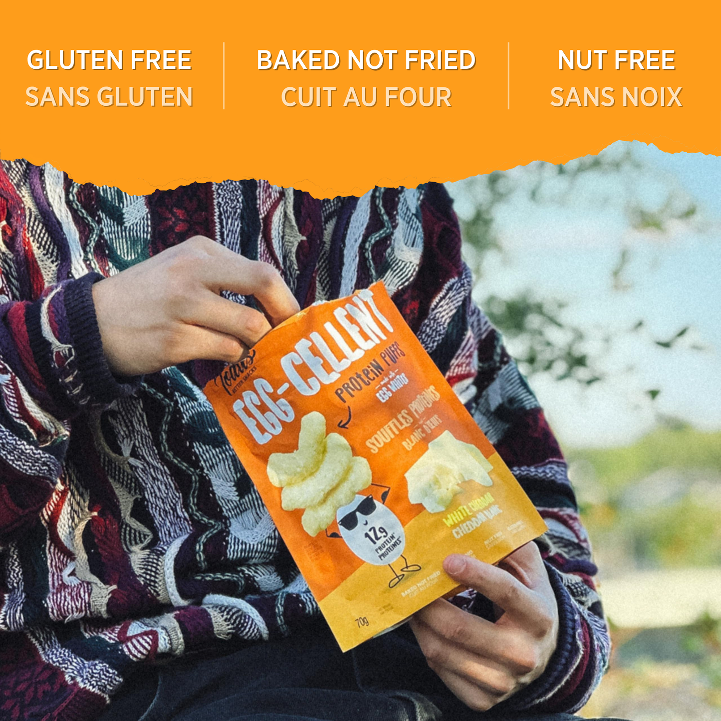 White Cheddar Protein Puffs (sold in 4 and 10 packs)