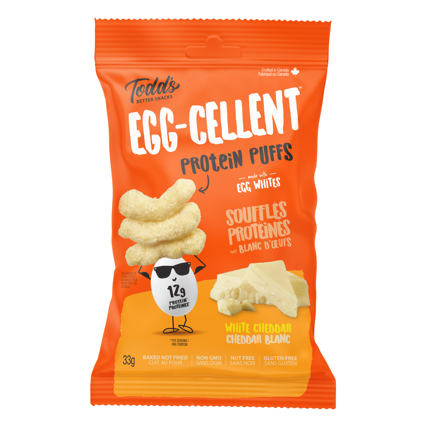 White Cheddar Protein Puffs (sold in 4 and 10 packs)