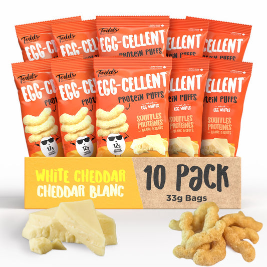 White Cheddar Protein Puffs (sold in 4 and 10 packs)